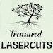 TreasuredLASERCUTS store logo