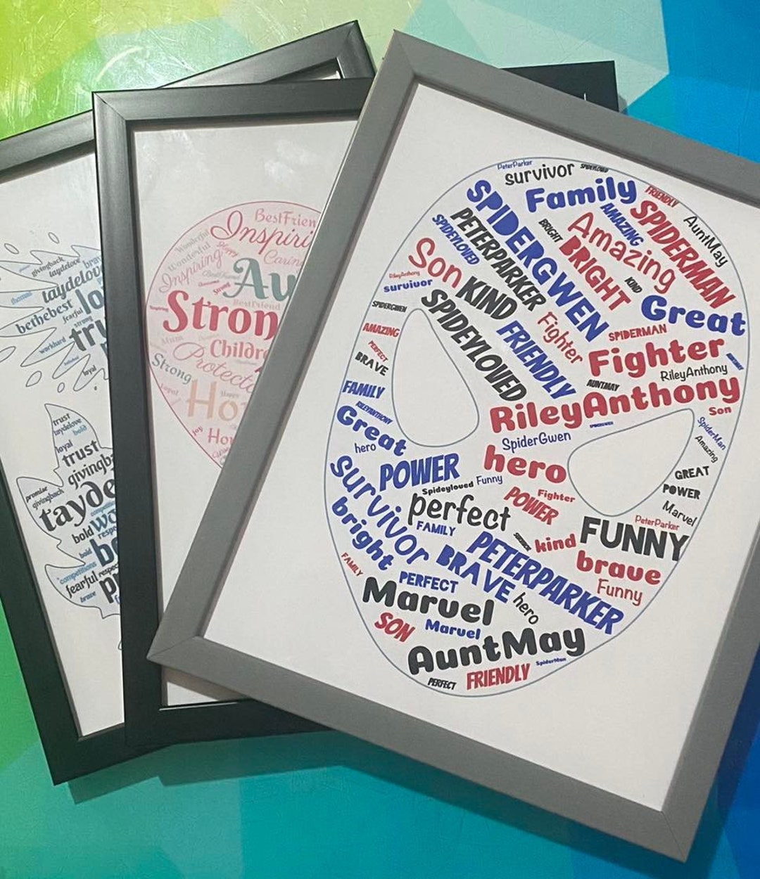 PERSONALISED Printable Word Cloud Print Wall Décor. Keepsake Gift for ...