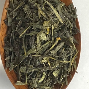Organic Sencha Green Tea, Gourmet Loose Leaf Tea