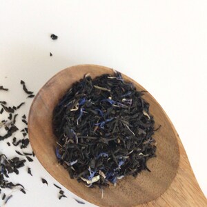 Gourmet Loose Leaf  Black Tea, Corn Flower Petals,