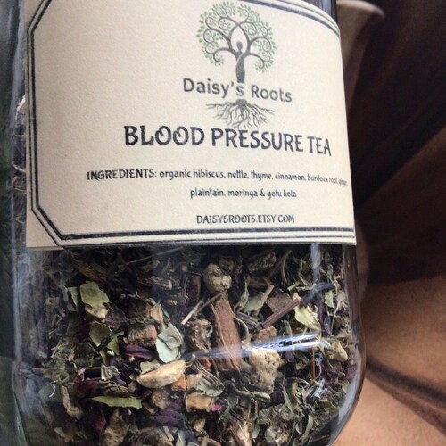 High Cholesterol and Blood Pressure Herbal Tea Improved Etsy