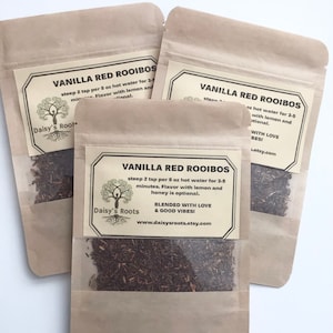 Vanilla Red ROOIBOS Tea - Loose Leaf - Herbal Tea