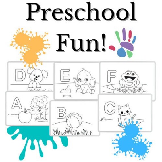 printable preschool coloring pages kindergarten coloring etsy