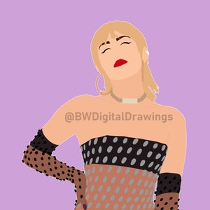 Miley Cyrus Digital Drawing/Print