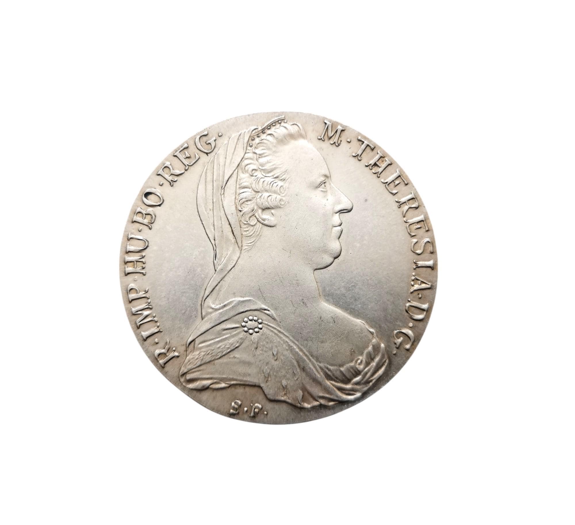 Maria Theresa Thaler 1780 Silver Plated Reproduction Coin - Etsy