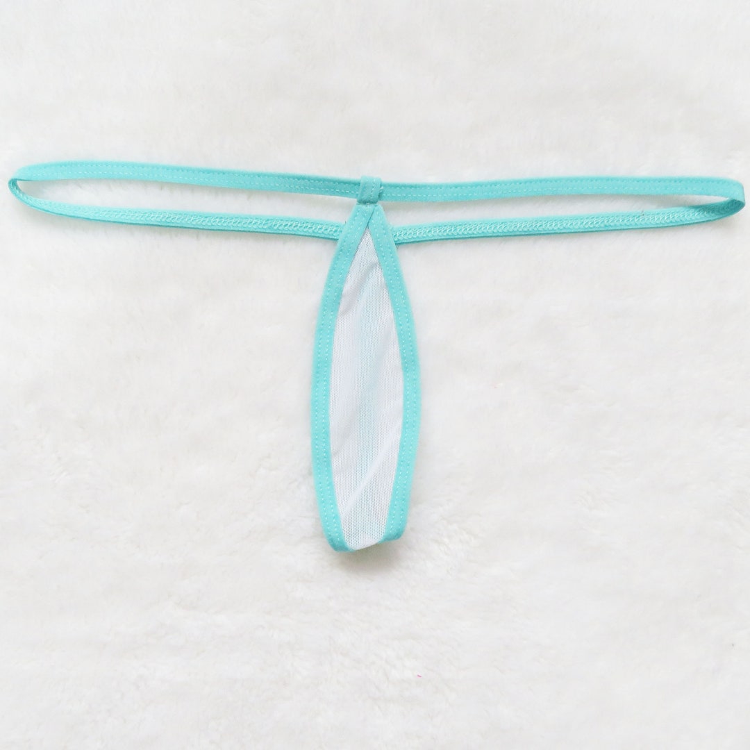 Extreme Onestring Micro Seethru Bikini Etsy