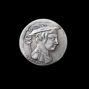 Mamilius Limetanus 82 BC Ancient Roman Republic Denarius Silver Plated Reproduction Coin