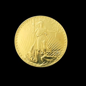 Saint Gaudens Double Eagle 20 dolarów pozłacana moneta reprodukcyjna