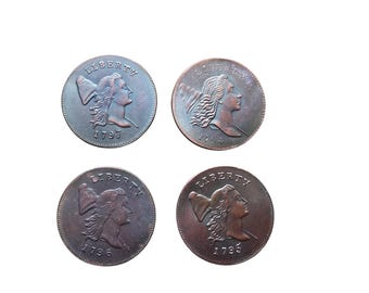 Liberty Cap Half Cents 1794/1795/1796/1797 Reproduction Coin