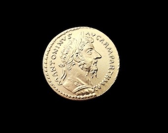Marcus Aurelius Ancient Roman Aureus Gold Plated Reproduction Coin