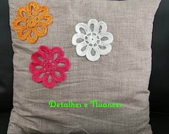 Gift for her | Pillow | Cotton Cushion Crochet Decorations | eclectic home decor | bedroom pillow | Mother's Day Gift, Very Special Gift
