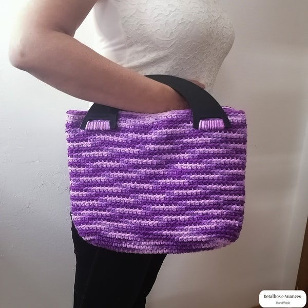 Bag made in crochet | Handmade Bag | Bag to shopping | walk in the garden | go out with friends | Mother's Day, very special gift, Handbag