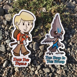 Pacifica Sticker Set #1, Water Bottle Stickers, Comic Stickers, Indie Comics