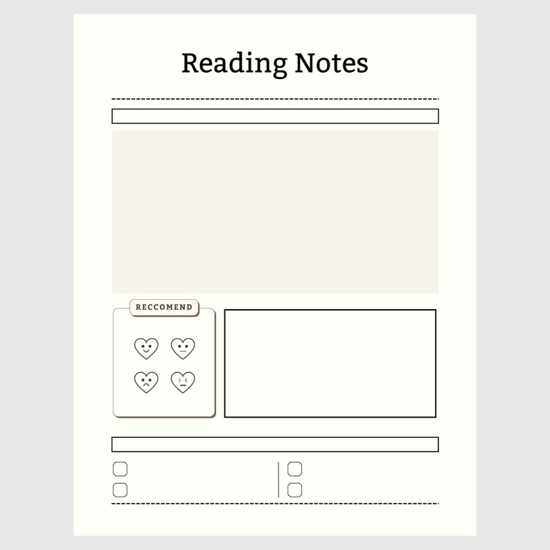 Digital Reading Journal Digital Reading Planner Goodnotes Etsy