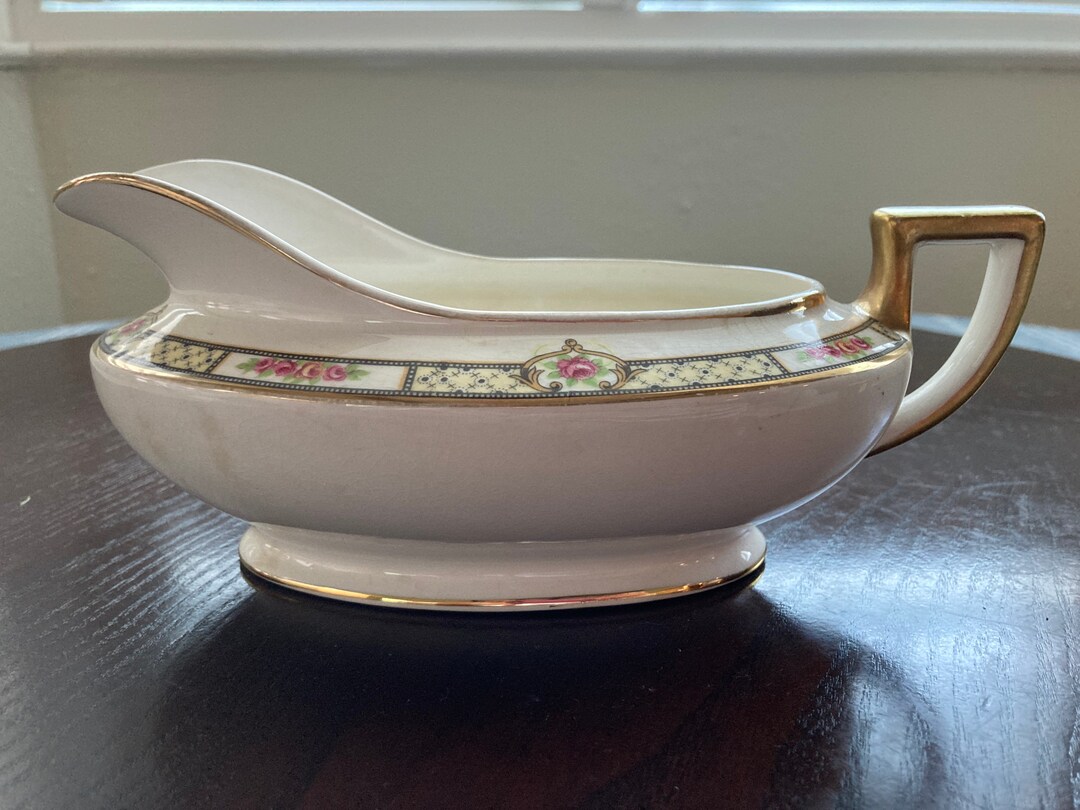 Homer Laughlin Gravy Boat Vintage 1927 Date Code E7N Etsy