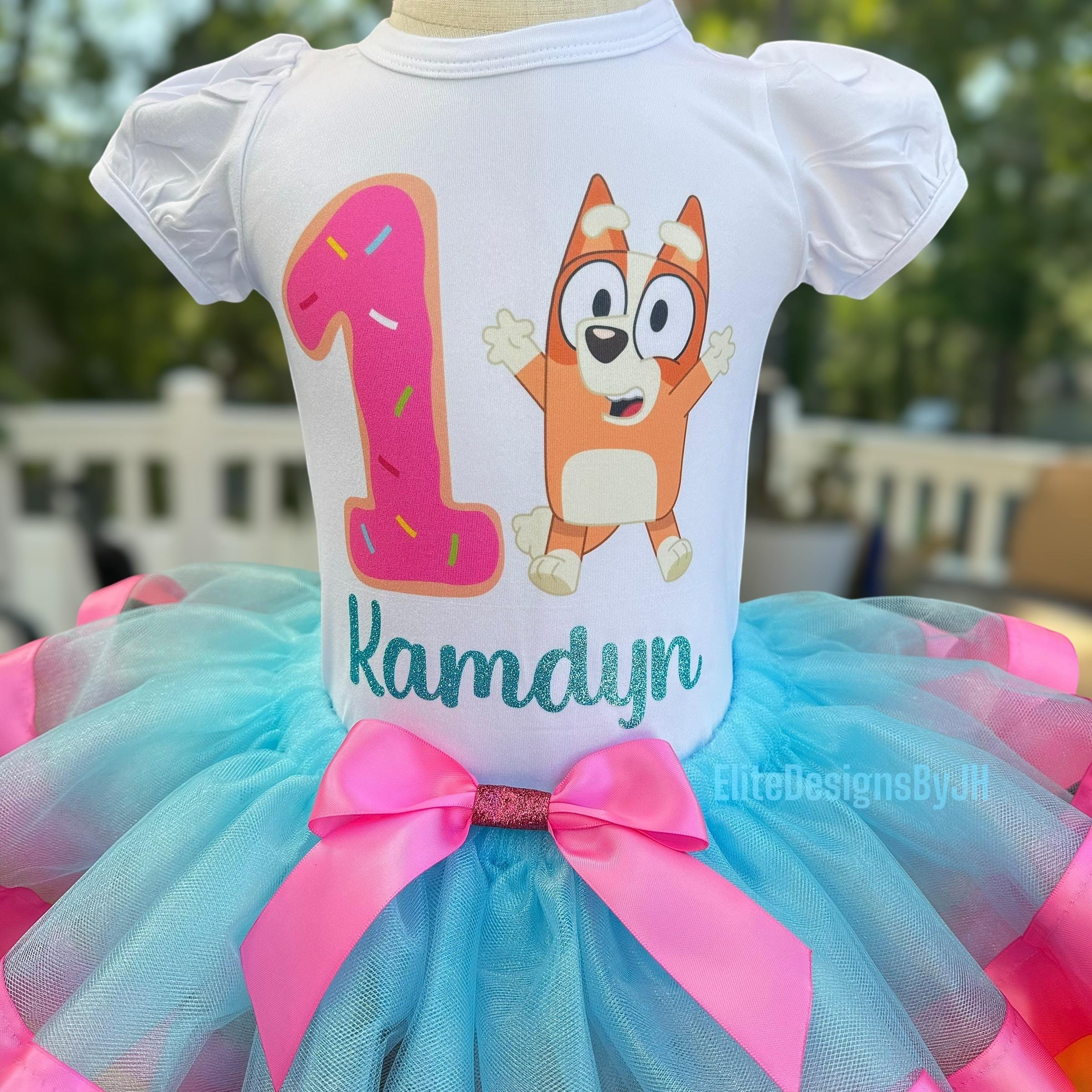 Blue Dog Birthday Outfit