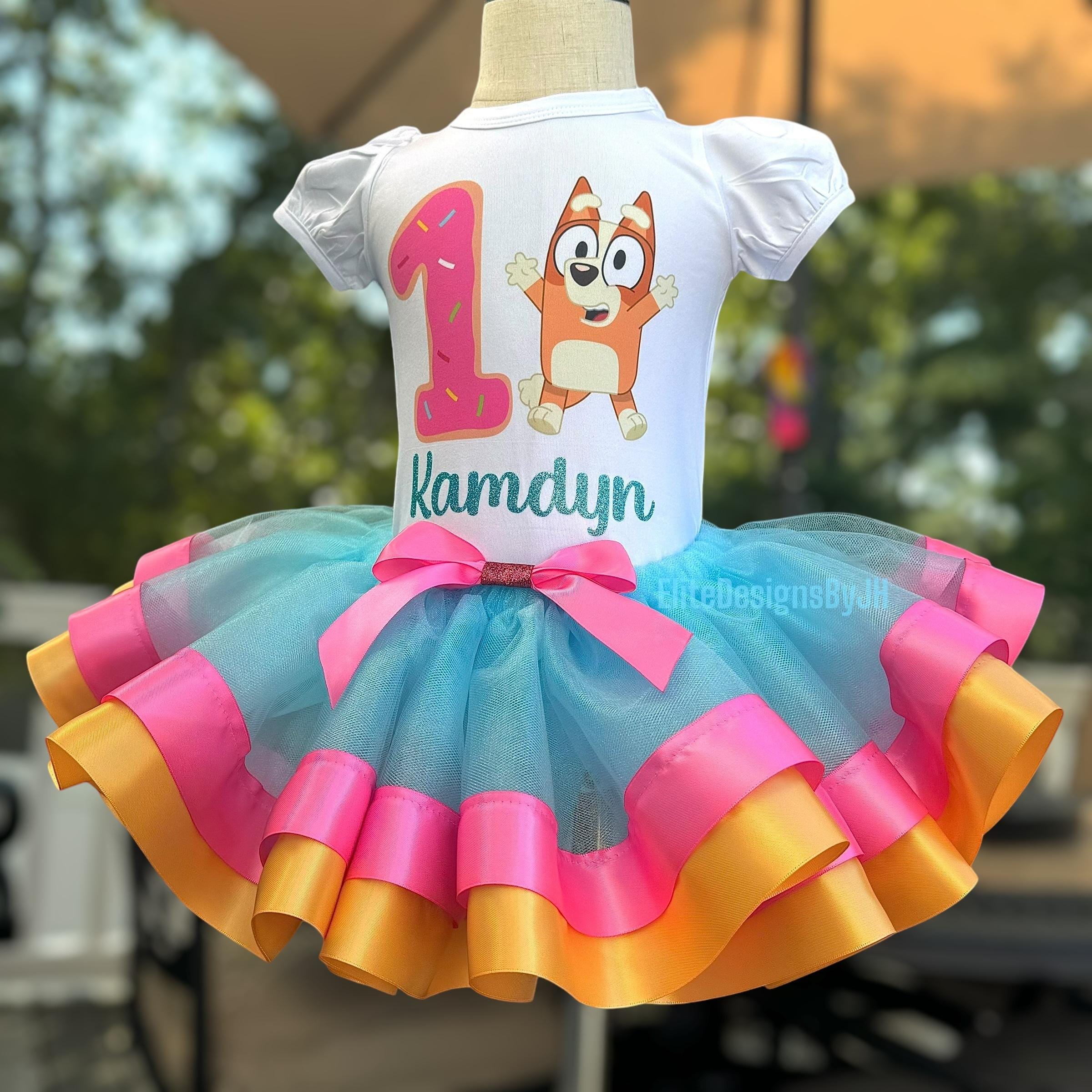 Blue Dog Birthday Outfit