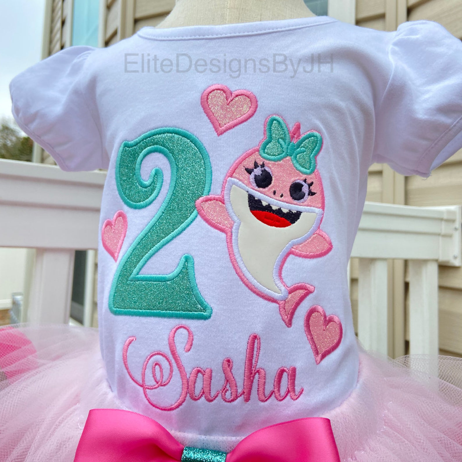 Baby Shark Tutu Outfit/ Baby Shark Outfit Baby Shark Etsy