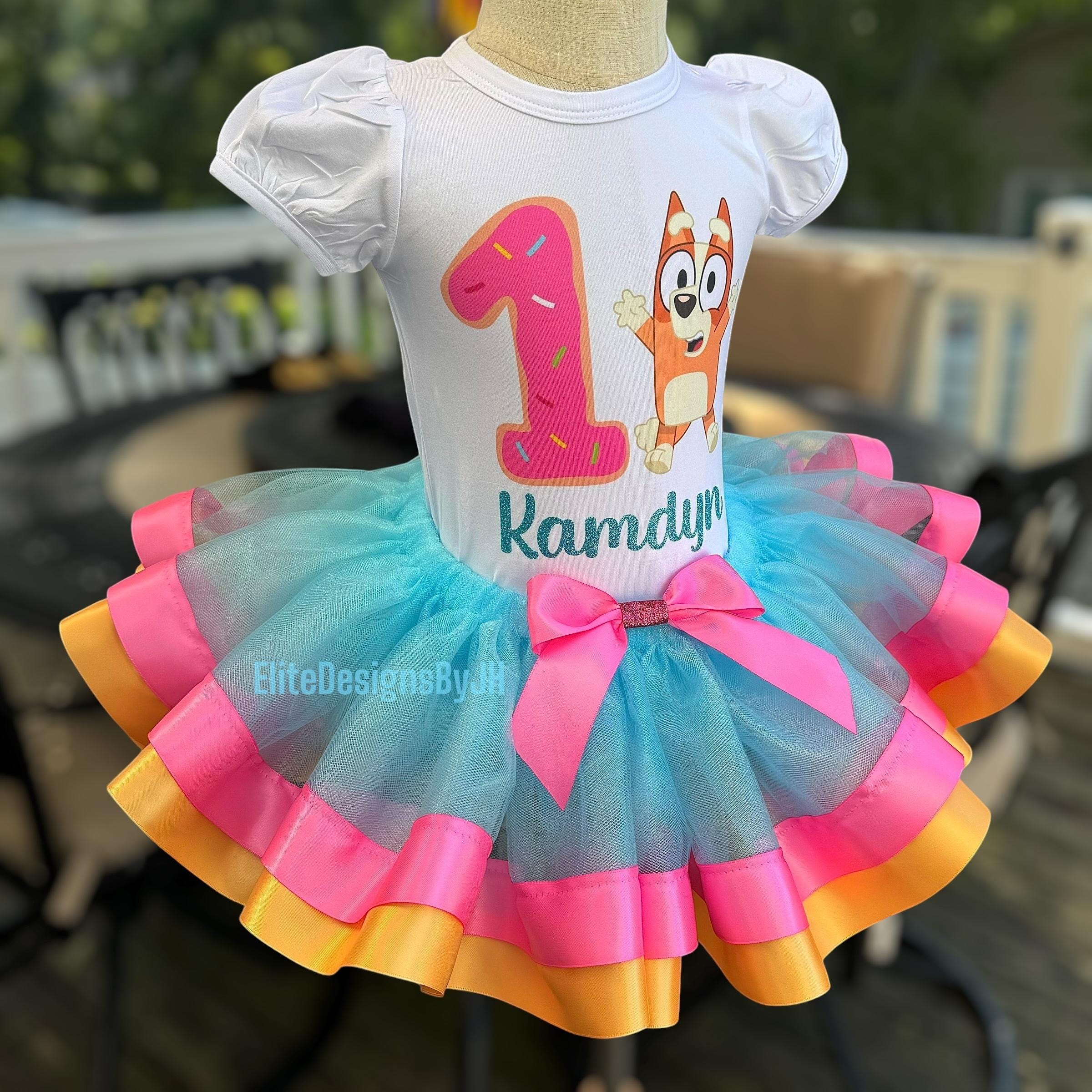 Blue Dog Birthday Outfit