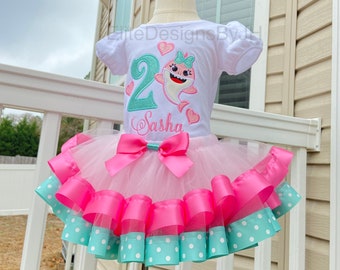 baby shark girl dress