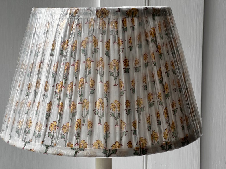 LAMPSHADE Cotton Blockprint image 1