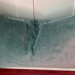 CUSHION COVER - Cotton Velvet - Teal