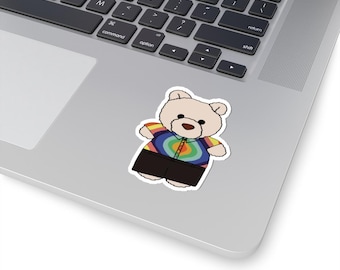 Pegatina Cast MemBear Art of Animation Concierge, regalo para miembros del reparto, calcomanía para recepción de resort, vinilo bonito de parque temático, botella de agua para portátil