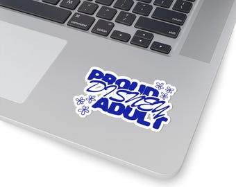 Pegatina de vinilo para adultos "Orgulloso de Disney"