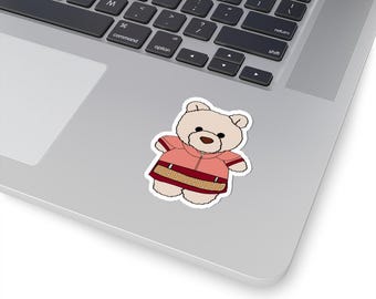 Pegatina Cast MemBear Emporium / Calcomanía de oso adorable inspirada en parques temáticos para botellas de agua, computadoras portátiles y regalos mágicos de CM