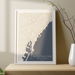 Custom BARCELONA Personalized Maps Print Home Decor Gift Map Print City Map Custom Map City Poster Custom Map Prints City Custom Maps Prints