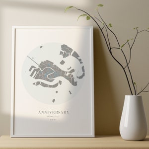 VENEDIG Personalisierte Karten Individuelle Karte Druck Geschenk Individuelle Karte Drucke Individuelle Stadtkarte Poster Drucke Individuelle Landkarte