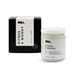 Candle Soy Candle, Natural Soy Wax, Vegan Friendly, White Jar Soy Candle,Amber Jar Candle, Housewarming, 100% Soy Wax, Essential Oil Candles