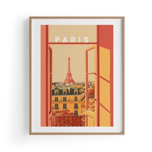 Paris Digitales Poster, Eiffelturm Poster, Frankreich Poster Druck, Paris Reise digitales Poster, Paris Wandkunst, Paris Wanddekor, Paris Wandkunst