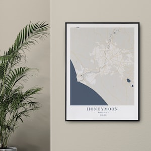 Individuelle Landkarte ROMA Individuelle Landkarte Karte Druck Geschenk Individuelle Landkarte Drucke Individuelle Stadtkarte Poster Drucke Individuelle Landkarte