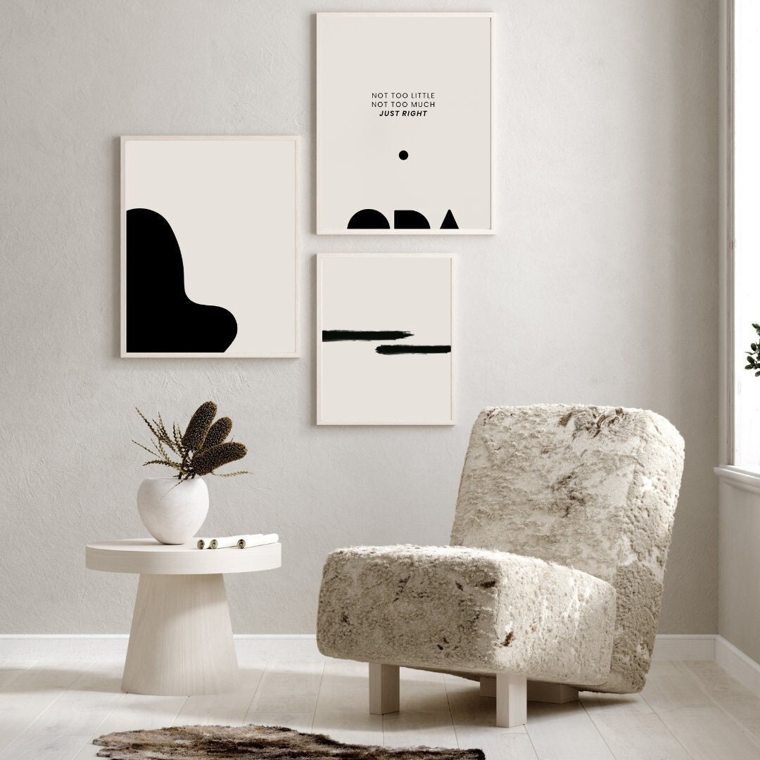 Illustration Digital Print Set Three, Art Print, Illusion Series Set