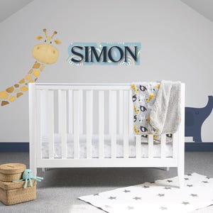 Name Wall Sign / Wall Decor Personalized Baby Letters / Custom Name Sign for Nursery
