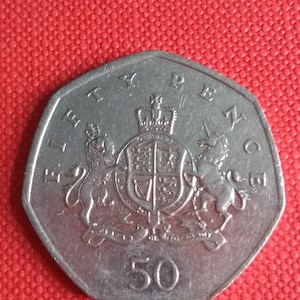 2013 50p Fifty Pence Münze - Ironside Alternate Design - Britische UK Münze