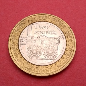 Pièce de 2 livres de 2004 - Locomotive