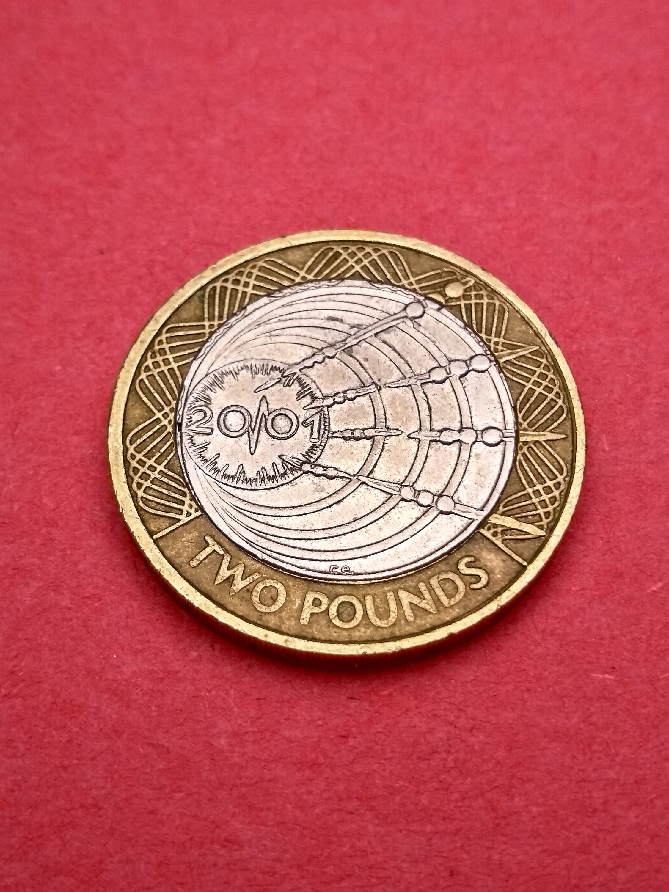 2001 two pounds coin - Etsy 日本