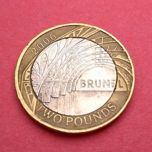 2006 Zwei 2 Pfund Münzen Brunel Arches