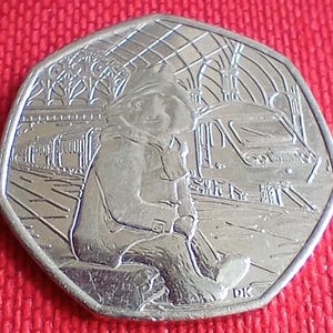 2018 50p Fifty Pence Münze - Paddington Bär 1 - Britische UK Münze