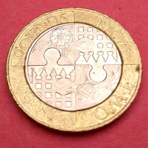 2007 Two 2 Pounds Coin Union Jigsaw