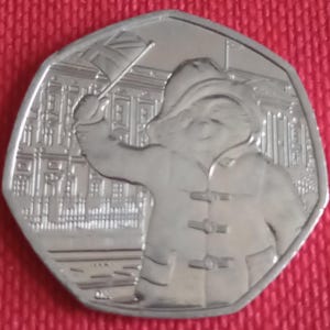 2018 50p Fifty Pence Münze - Paddington Bear - Buckingham Palace - Britische UK Münze