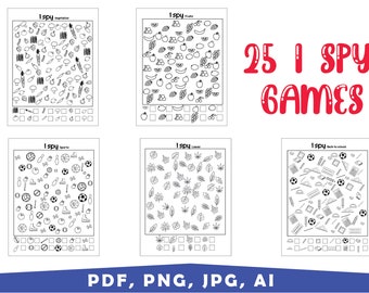 25  I Spy Game Fun, I spy activity pages for kids, Classroom activity, Toodler activity