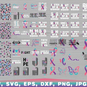 Thyroid cancer awareness svg, Thyroid cancer svg png, Thyroid Ribbon SVG, Thyroid Cancer Cut Files, Fight cancer SVG, Peace Love Cure Svg