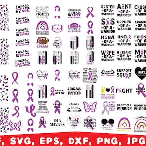 Rett syndrome awareness svg, Purple Ribbon svg, Rett syndrome Ribbon svg, Peace Love Cure Svg, Rett warrior svg, Rett cut file, Rare disease