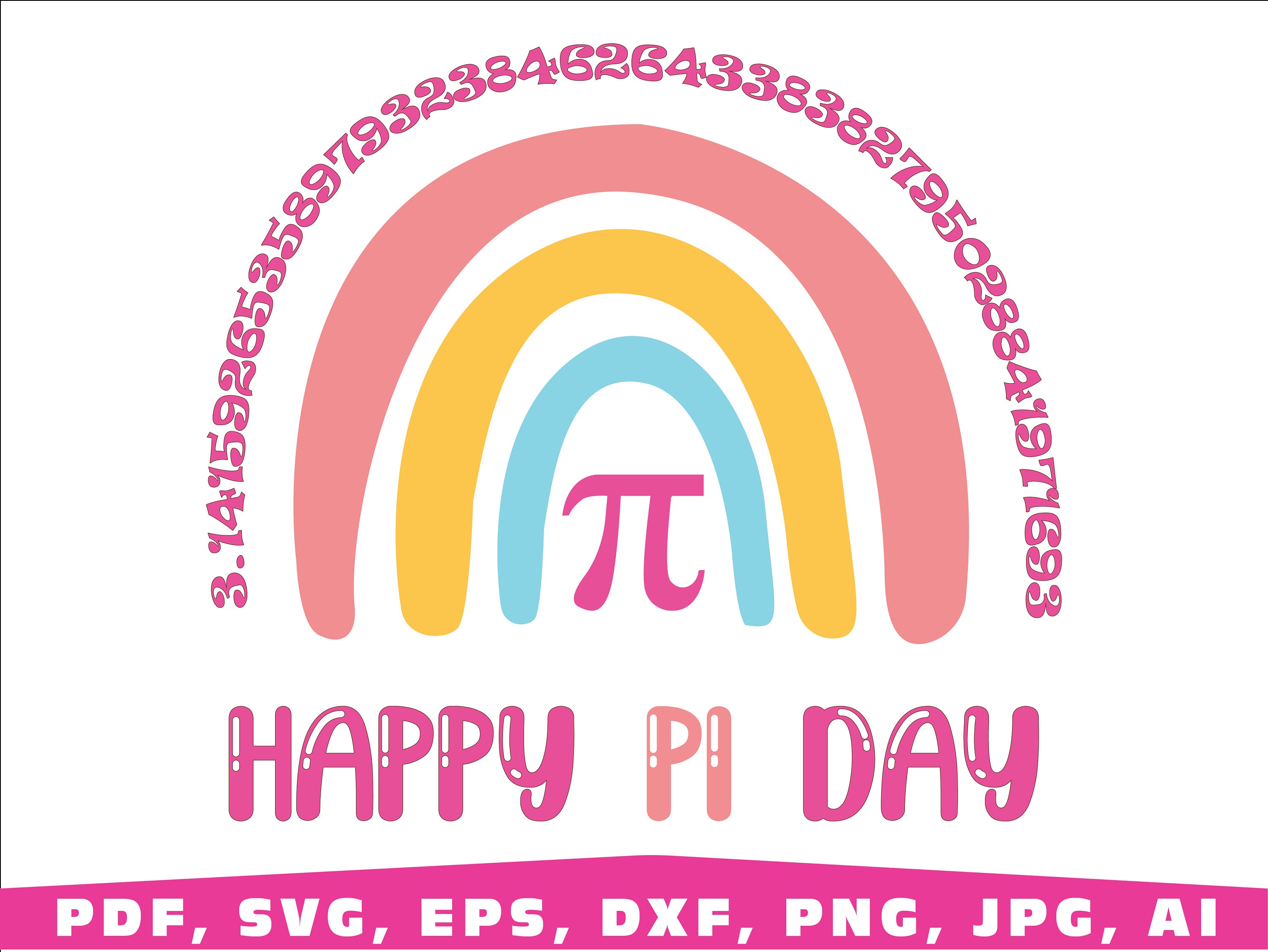 Pi Day Svg 3.14 Svg Teacher Pi Day Svg Math Teacher Svg Etsy