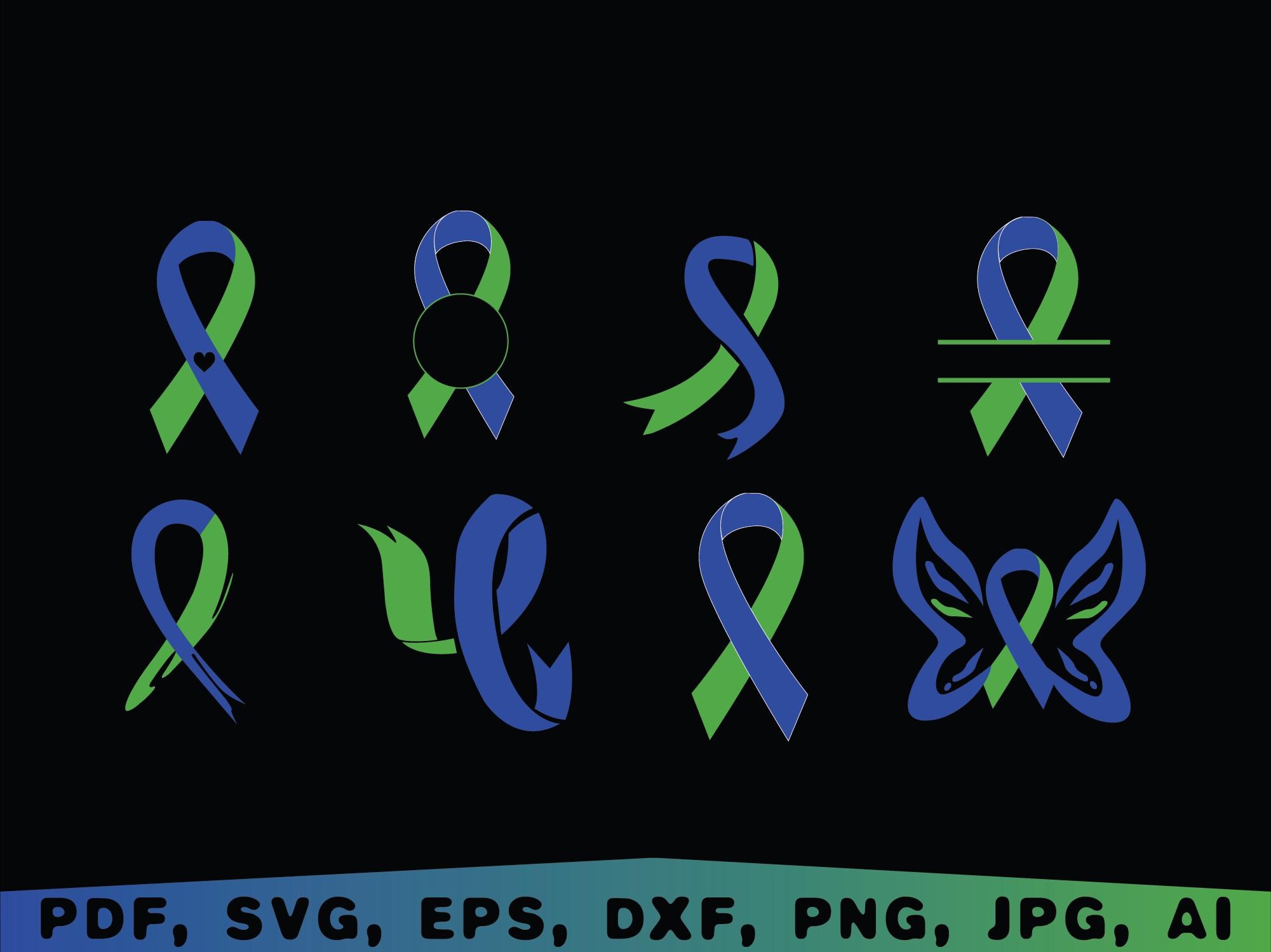 Iih Ribbon Color IIH Awareness Ribbon SVG, Warrior Designs (digital Download) - Etsy