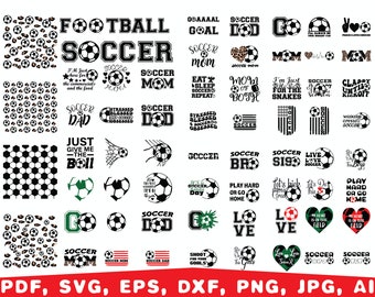 Soccer svg bundle, Soccer quotes svg, soccer svg, Soccer mom svg, Soccer ball svg, soccer shirt, Soccer pattern svg, Soccer players svg
