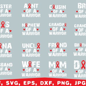 HIV/AIDS Awareness Svg Bundle, Aids Awareness Day Svg, Hiv Awareness ...